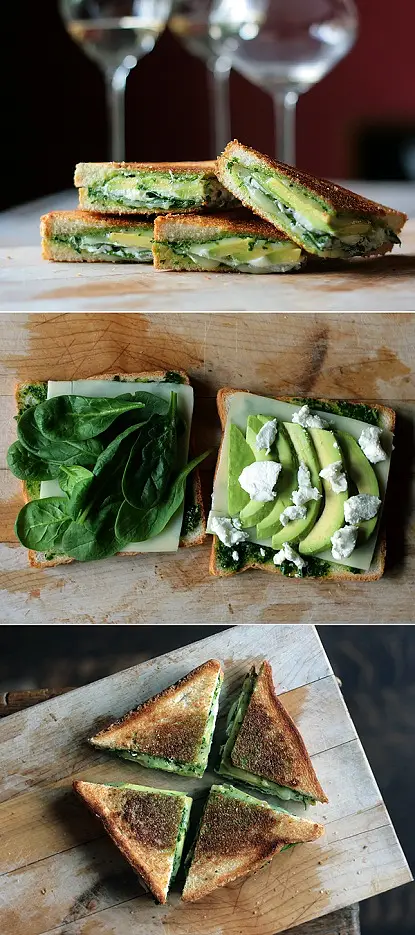 Green Goddess Grilled Cheese Sandwich