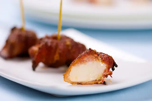 Bacon Wrapped Chicken Bites