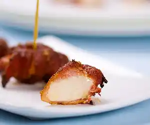 Bacon Wrapped Chicken Bites