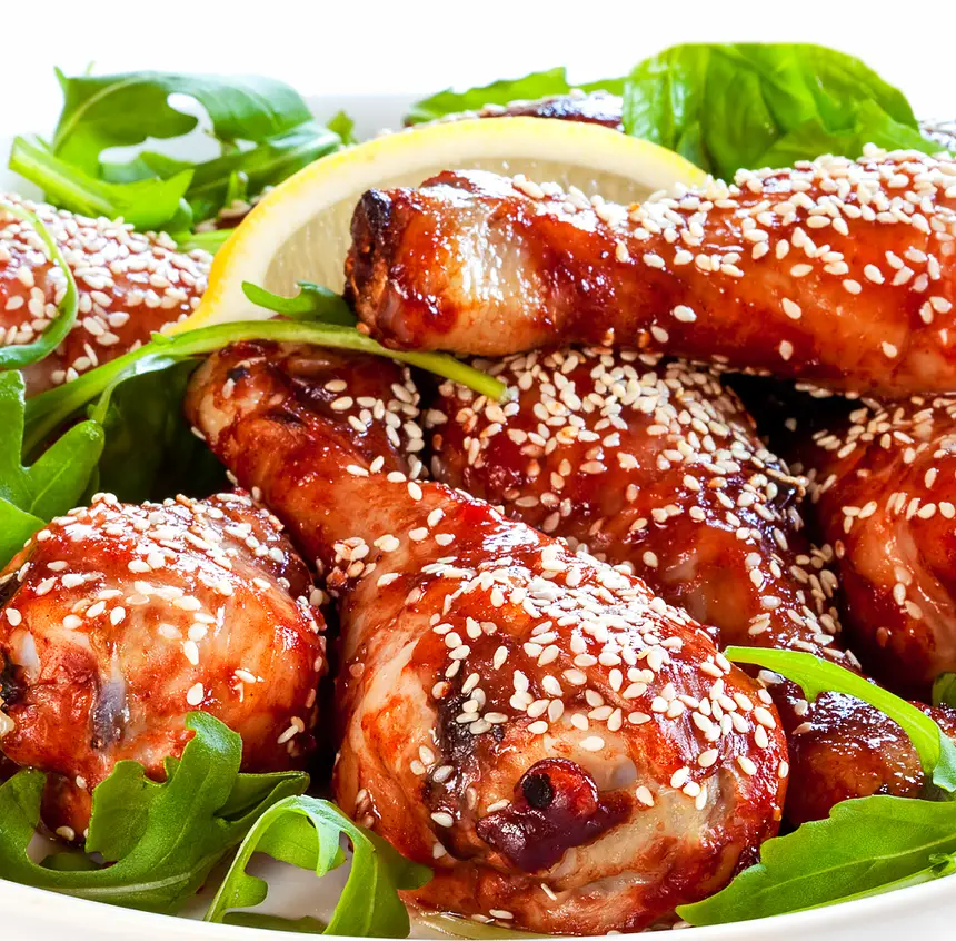 Barbecued Chicken Legs