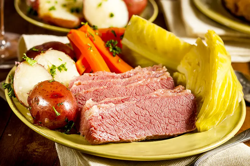 Corned Beef & Cabbage (Stovetop)