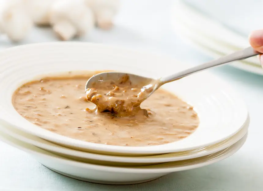 Sherry Cream of Mushroom Soup