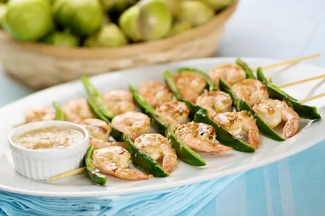 Spicy Tomatillo Shrimp