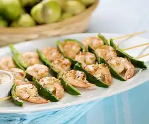 Spicy Tomatillo Shrimp