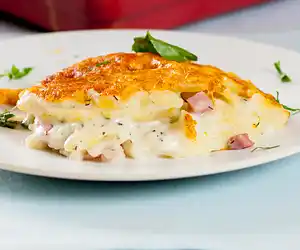 Scalloped Potatoes & Ham Casserole