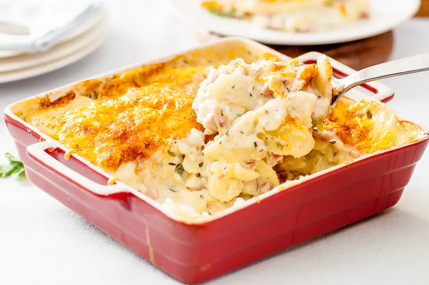 Scalloped Potatoes & Ham Casserole