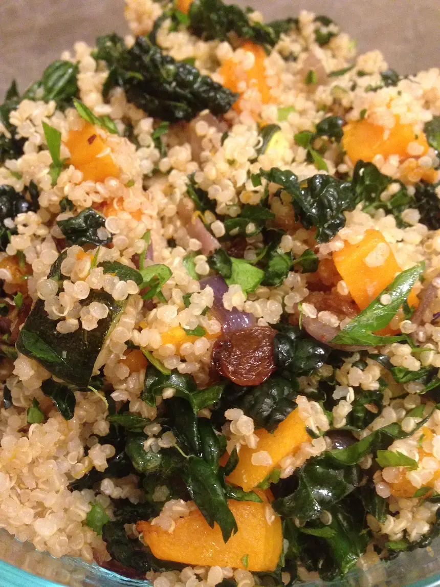 Quinoa, Butternut Squash & Kale Salad