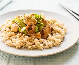 Shrimp (Chicken) & Sugar Snap Pea Stir Fry