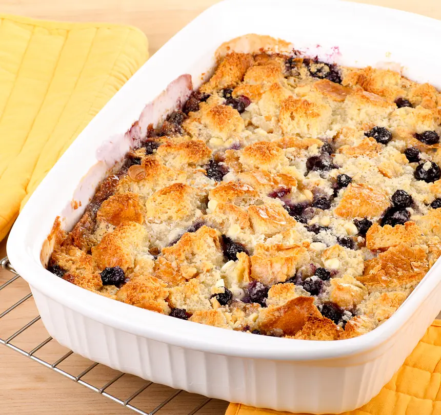 Blueberry French Toast Cobbler