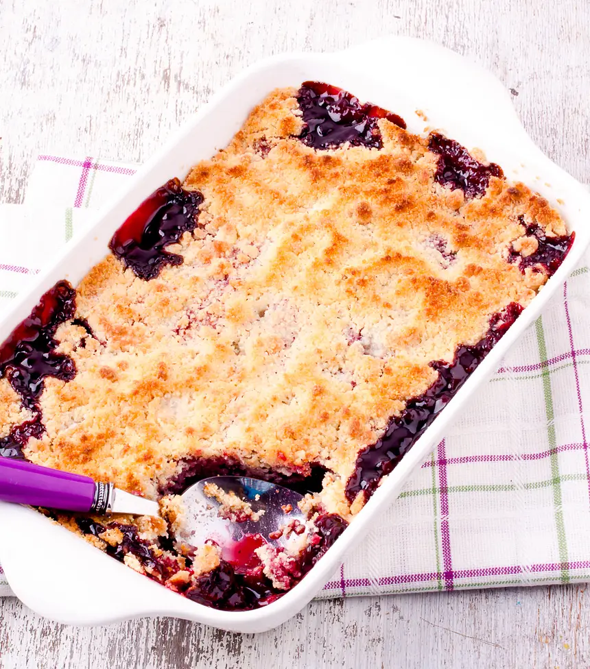 Cranberry-Cherry Crumble