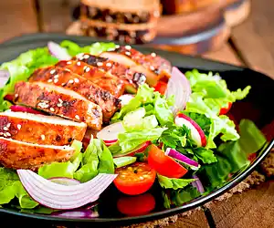 Grilled Szechuan Chicken Salad
