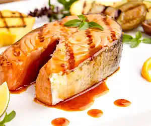 Grilled Whole Salmon Fillet