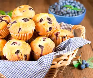 Blueberry Buttermilk Muffins