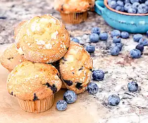 All-American Blueberry Muffins
