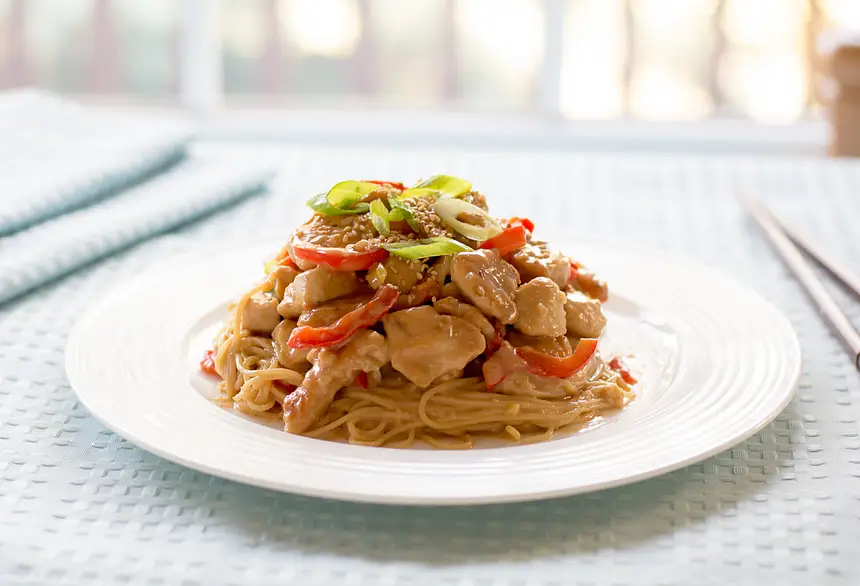 Capelli D'Angelo with Thai Chicken