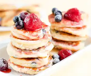 Blueberry-Ricotta Pancakes