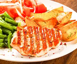 Barbecued Pork Steaks