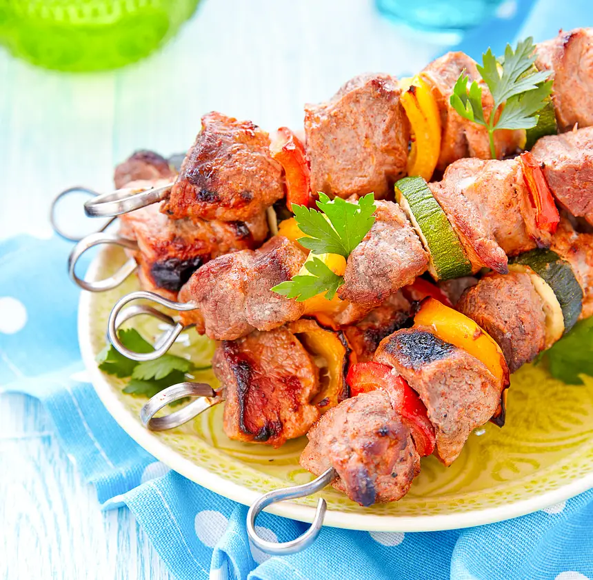 Beef & Vegetable Kebabs