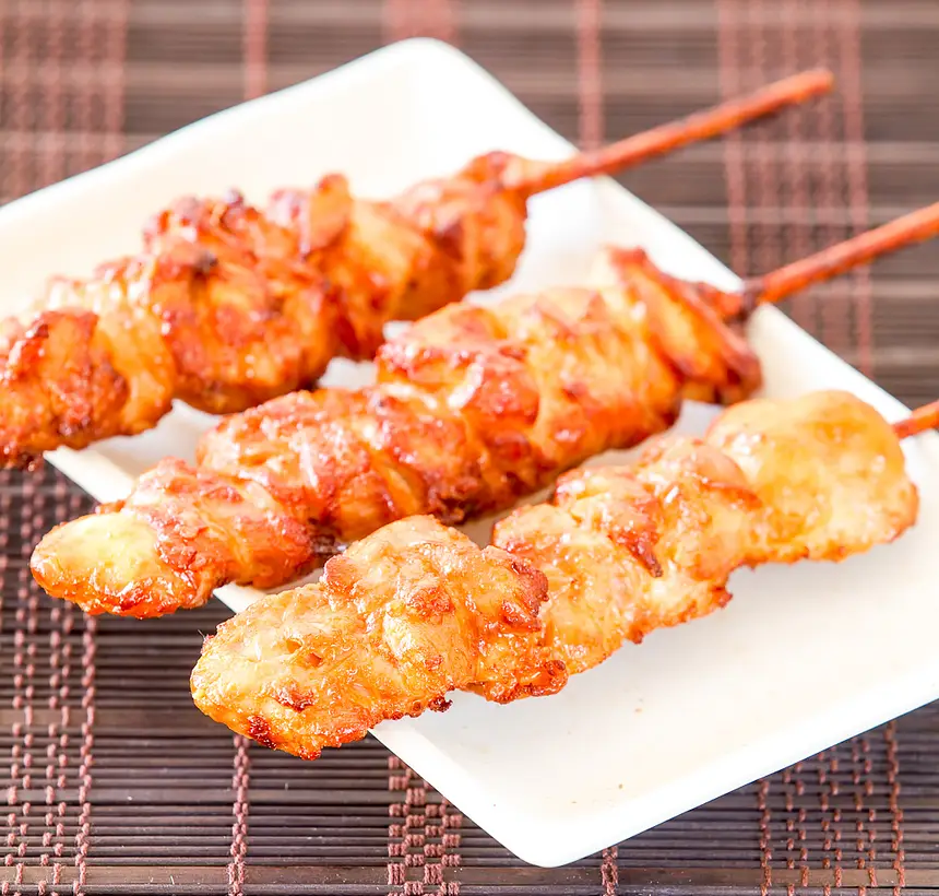 Chicken Satay with Coconut Marinade