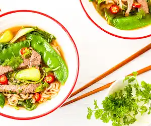 Asian Beef & Noodle Soup