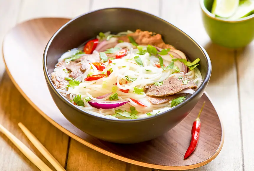 Star Anise Beef-Rice Noodle Soup