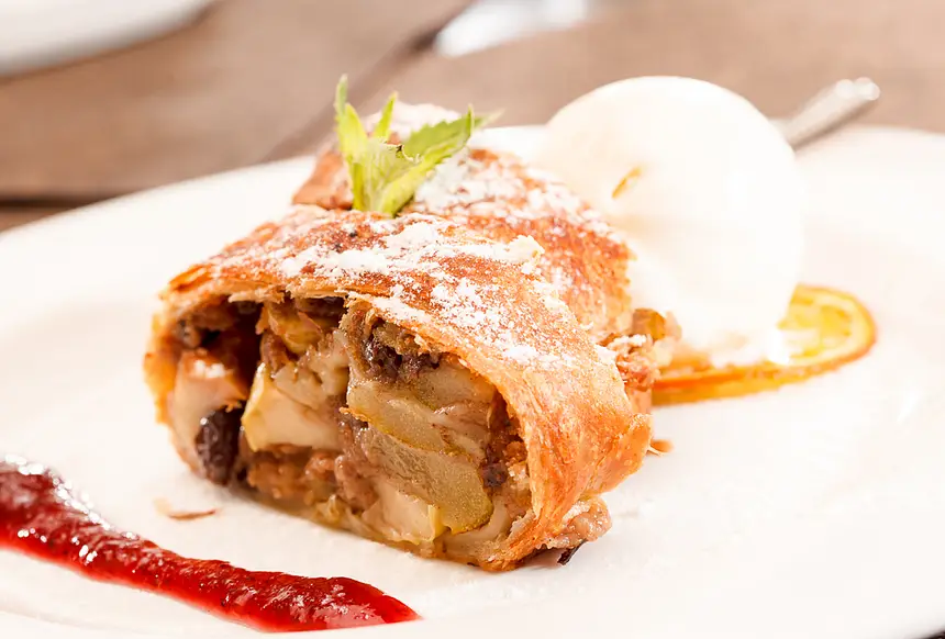 Apple Strawberry Strudel