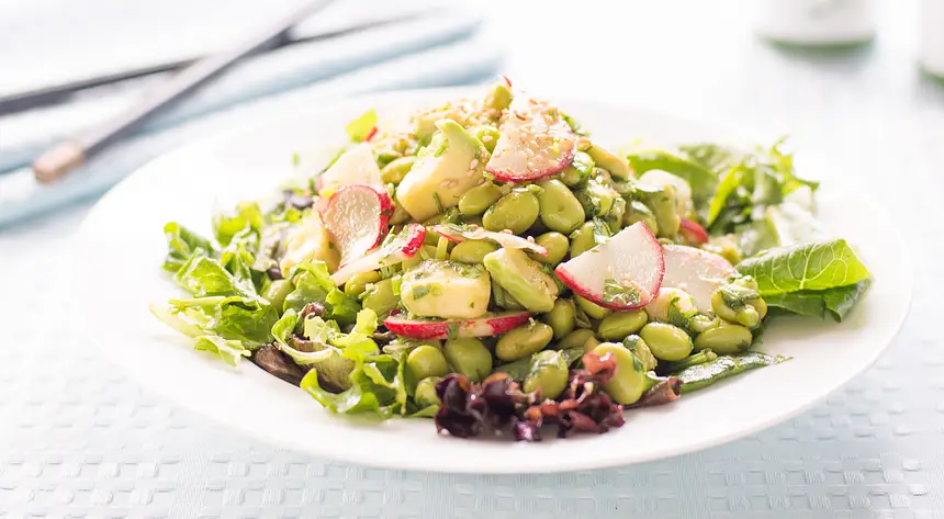 Avocado, Radish & Edamame Salad 