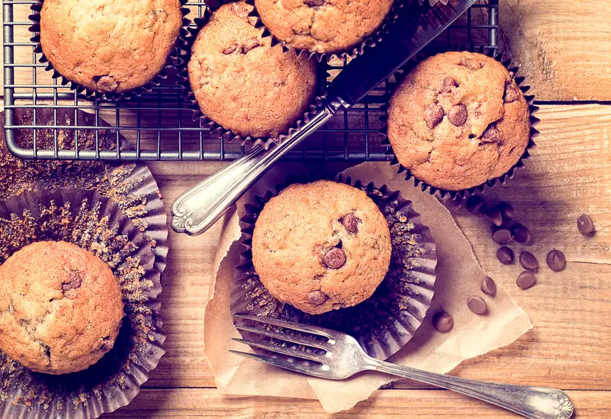 Easy Chocolate Chip Muffins