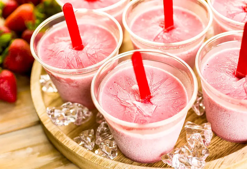 Strawberry-Yogurt Popsicles
