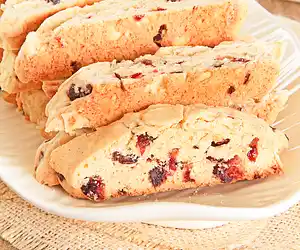 Cranberry Orange Biscotti