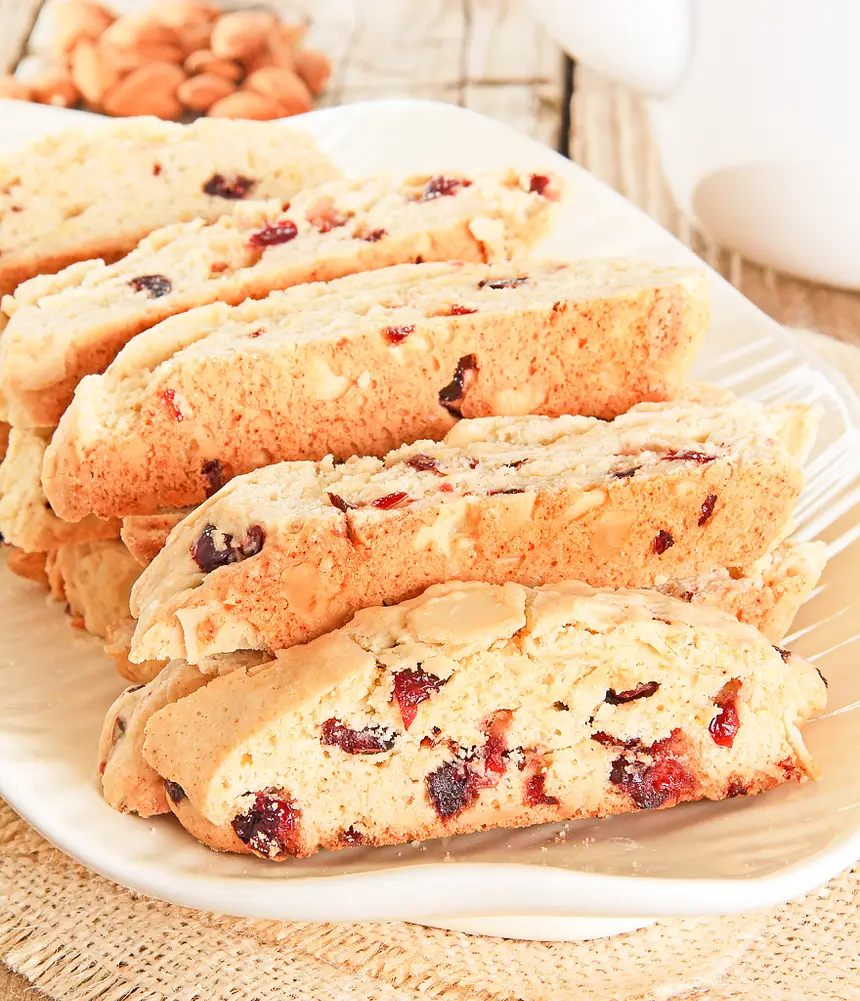 Cranberry Orange Biscotti