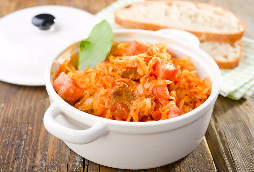 Sweet & Brown Sauerkraut