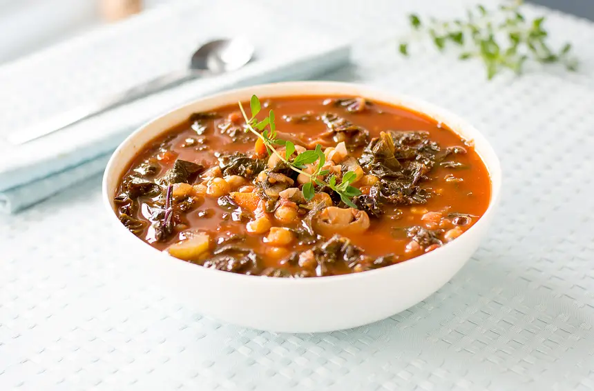 Spicy Kale & Chick-Pea Stew