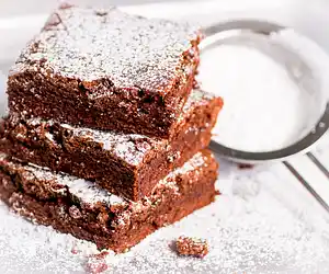 50% Reduced Fat Chocolate Brownies