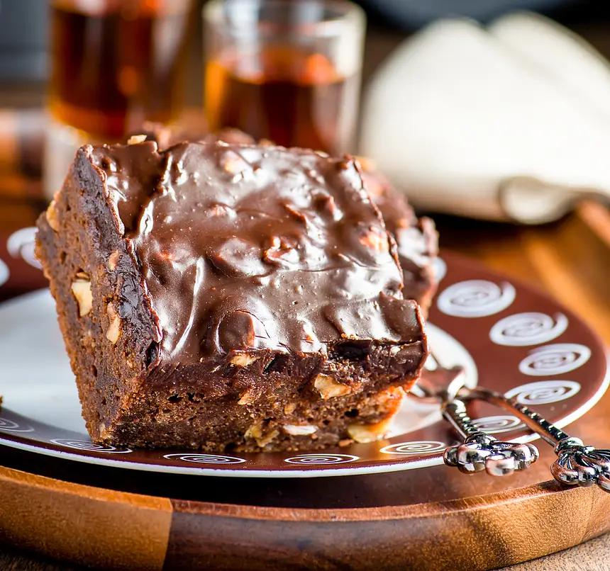 Chocolate Amaretto Brownies