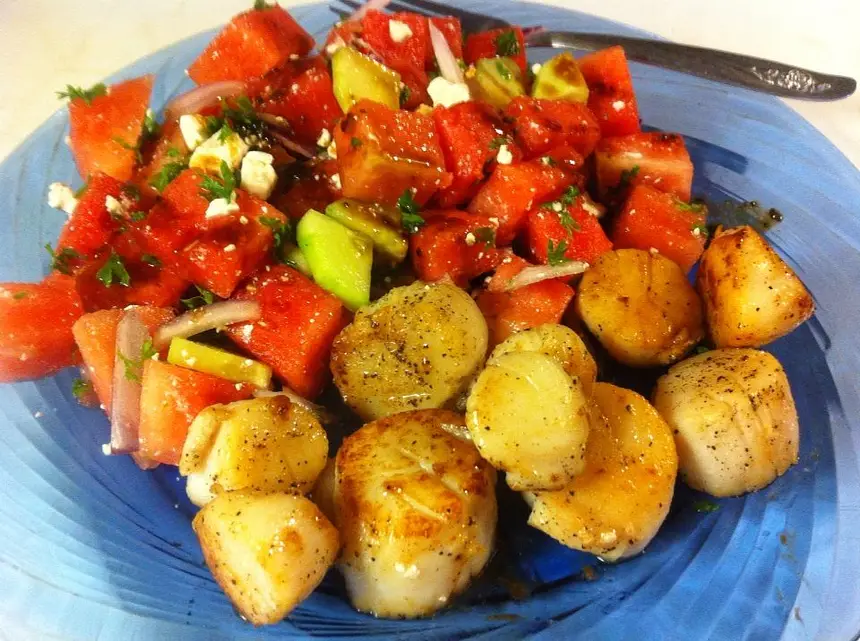 Watermelon, Cucumber & Feta Salad