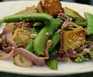 Sesame Maple Roasted Tofu 