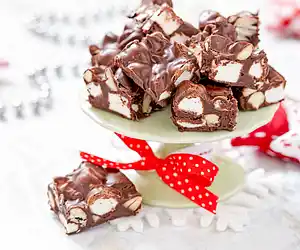 Classic Rocky Road Brownies