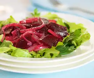 Beets & Onions Vinaigrette