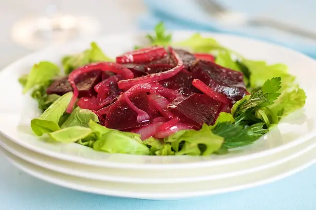 Beets & Onions Vinaigrette
