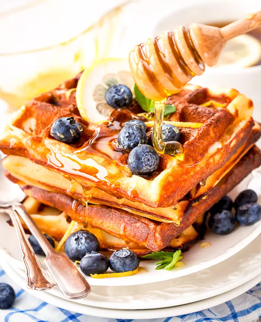 Belgian Club Soda Waffles