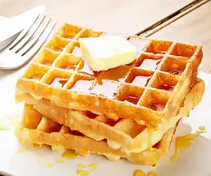 Barley-Amaranth Waffles