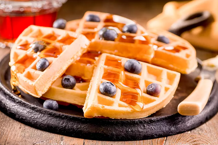 Super Easy Belgian Waffles