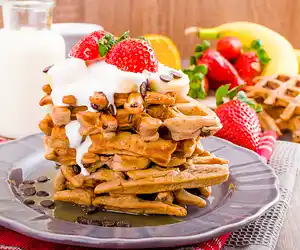 Buckwheat Waffles