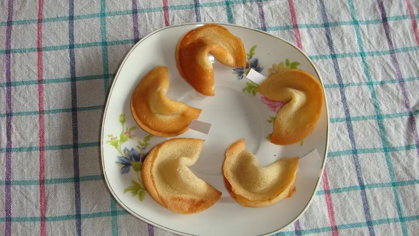 Homemade Fortune Cookies