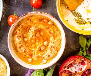 New Delhi-Style Chick Pea Hummus