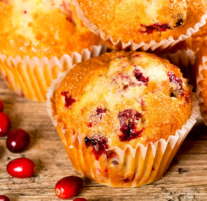 Grand Marnier Cranberry Muffins