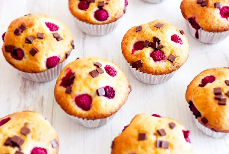 Chocolate Raspberry Muffins