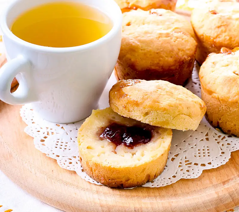 Raspberry Almond Muffins