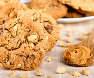 Peanut Butter Double Chip Cookies